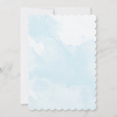 Invitation Notre Petit Fleur sauvage Purple Floral Anniversai (Dos)