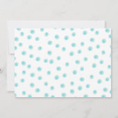 Invitation Notre petit garçon Sunshine Blue Bow Cravate Solei (Dos)