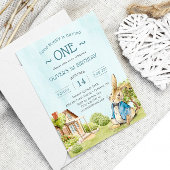 Invitation Notre petit lapin va devenir un anniversaire