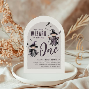 Invitation Notre Petit Magicien Première Fête d'Anniversair