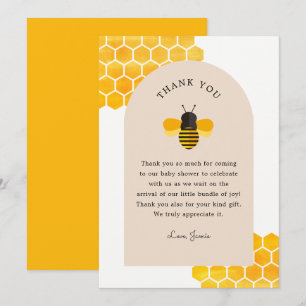 Invitation Notre petit Merci de la fête des abeilles au miel