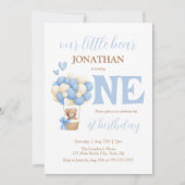 Invitation Notre petit ours à air chaud Ballotte à air chaud (Devant)