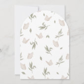 Invitation Notre Petit Papillon 1er Anniversaire Mignonne Aqu (Dos)