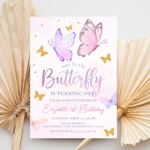 Notre Petit Papillon | Rose Purple Girl Anniversai