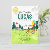 Invitation Notre Petit Pro Swing Parte-tee Kids Golf Annivers (Debout devant)