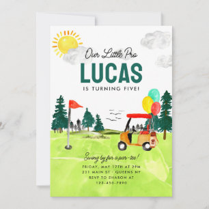 Invitation Notre Petit Pro Swing Parte-tee Kids Golf Annivers