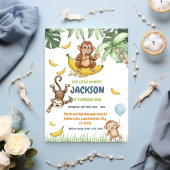 Invitation Notre petit singe fête ses 1 ans