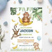 Invitation Notre petit singe fête ses 1 ans