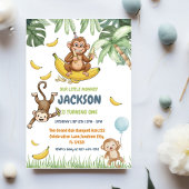 Invitation Notre petit singe fête ses 1 ans