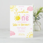 INVITATION NOTRE PETIT SOLEIL FAIT UN ANNIVERSAIRE (Debout devant)
