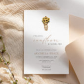 Invitation Notre Petit Tournesol - Anniversaire Rustique d'Au