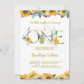 Invitation Notre petit tournesol tourne UN (Devant)