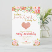 Invitation Notre petite amie Valentines Jour anniversaire fil (Debout devant)