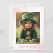 Invitation Notre Petite Amoureuse À L'Anniversaire (Dos)