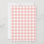 Invitation Notre petite amoureuse première fête d'anniversair (Dos)