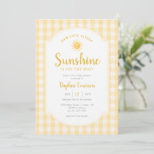 Notre petite baby shower Sunshine