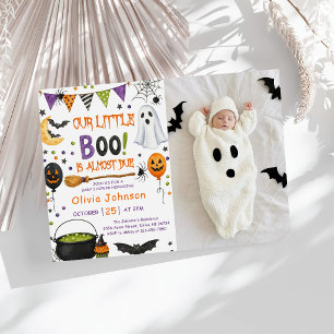 Invitation Notre petite Boo Baby Shower