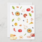 Invitation Notre petite boule de viande 1er anniversaire Phot (Dos)