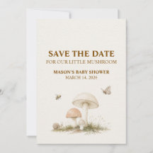 Notre petite champignon Baby Shower Enregistrez la