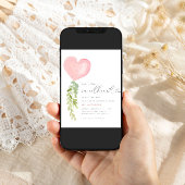 Invitation Notre petite chérie | Baby shower de Valentine