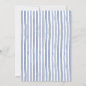 Invitation Notre petite crevette devient une aquarelle (Dos)