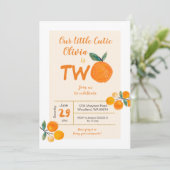 Invitation Notre petite croûte est à deux jours (Debout devant)