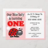 Invitation Notre Petite Dame En Tourne Une (Devant / Derrière)