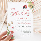 Invitation Notre Petite-Dame Est Sur Le Chemin Du Baby shower