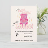 Invitation Notre petite fête Animal Gummy Bear 3e anniversair (Debout devant)