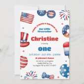 Invitation Notre Petite Fête D'Anniversaire (Devant)