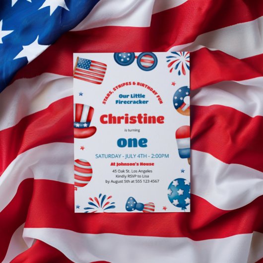 Invitation Notre Petite Fête D'Anniversaire