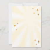 Invitation Notre petite fête d'anniversaire Sunshine (Dos)