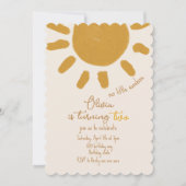 Invitation Notre petite fille Sunshine Boy Anniversaire (Devant)