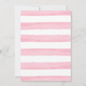 Invitation Notre Petite Fille Sunshine Pink Bow Premier Anniv (Dos)