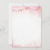 Invitation Notre petite fille Western Premier Rodéo Anniversa (Dos)