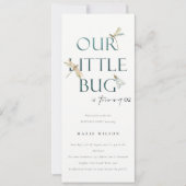 Invitation Notre Petite libellule Bleue Boeuf N'Importe Quel  (Devant)