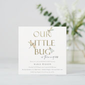 Invitation Notre petite libellule d'or de Bug N'importe quel (Debout devant)