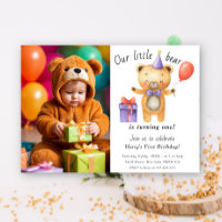 Notre Petite Ours Est En Train De Tourner Un Anniv