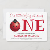 Invitation Notre Petite Ousette Qui Devient Un Premier Annive (Devant)