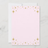 Invitation Notre Petite Princesse Royal Gold et rose Annivers (Dos)