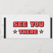 Invitation Notre petite recrue est sur la voie Billet d'invit (Dos)