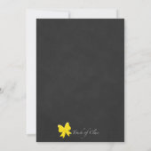 Invitation Notre petite reine (Dos)