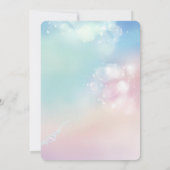 Invitation notre petite sirène 1ère photo anniversaire d'été (Dos)