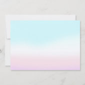 Invitation Notre petite sirène 4e fête d'anniversaire Photo (Dos)