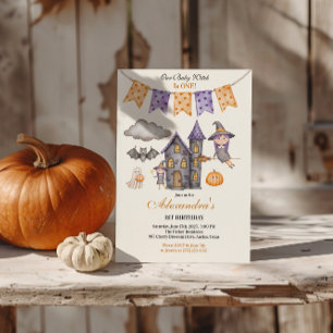 Invitation Notre Petite Sorcière En Tourne Une