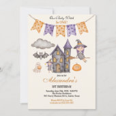 Invitation Notre Petite Sorcière En Tourne Une (Devant)