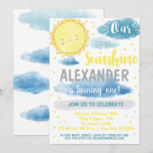 Invitation Notre peu d'invitation de fête d'anniversaire de (Devant / Derrière)