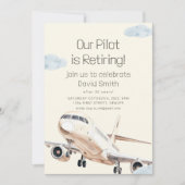 Invitation Notre pilote est invité à la retraite (Devant)
