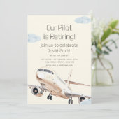 Invitation Notre pilote est invité à la retraite (Debout devant)