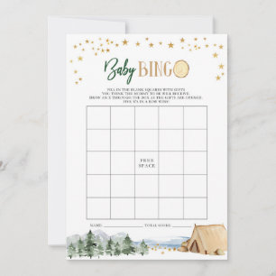 Invitation Notre plus grand Baby shower d'aventure Jeu de Bin